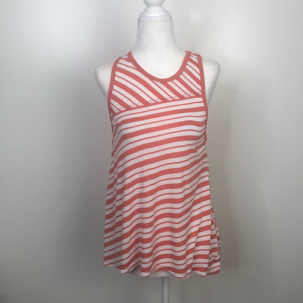 BB Dakota Asymmetrical Stripe Womens Tank, Sz XS